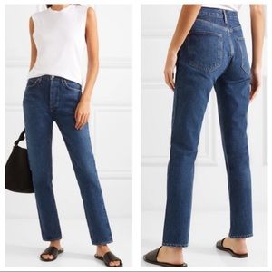 Agolde | Remy High Rise Button Fly Straight Jeans